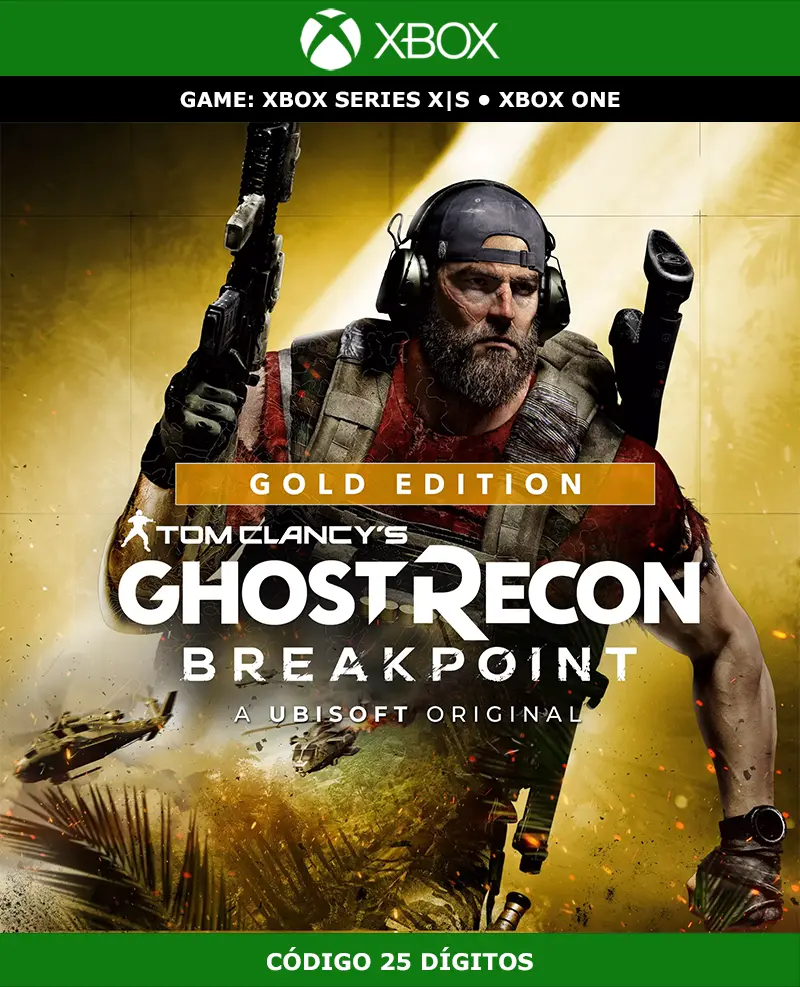 Tom Clancy's Ghost Recon: Breakpoint Gold Edition | XBOX | Código 25 Dígitos