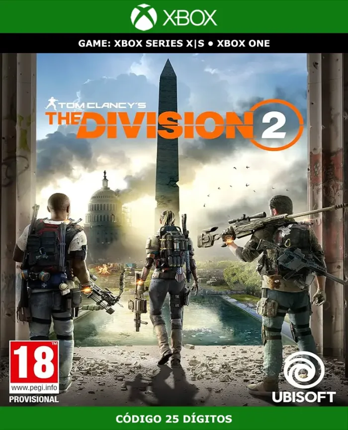 Tom Clancy's The Division 2 | XBOX | Código 25 Dígitos