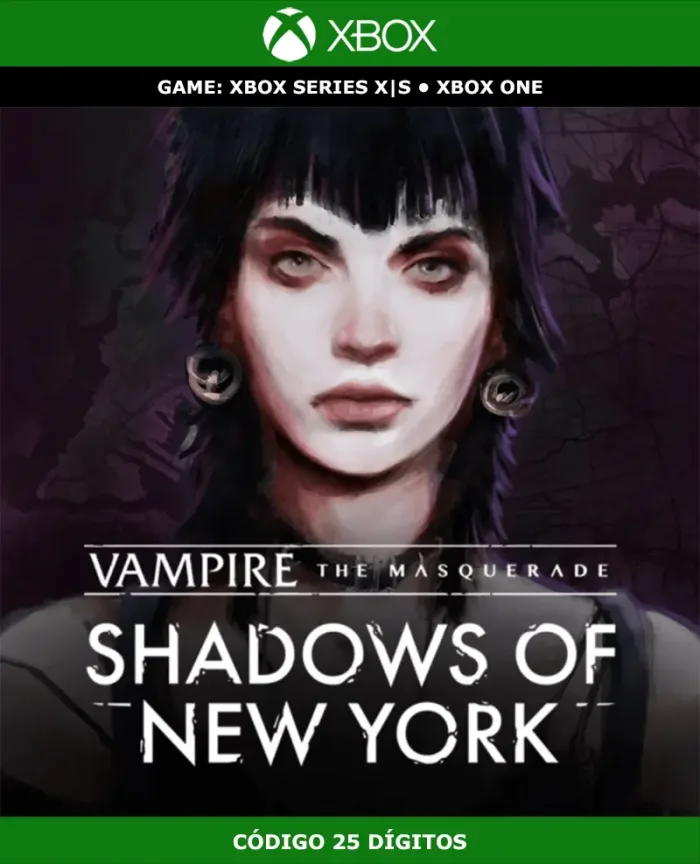 Vampire: The Masquerade - Shadows of New York | XBOX | Código 25 Dígitos