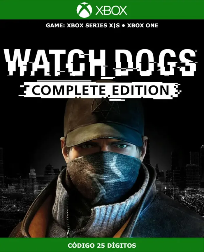 Watch Dogs Complete Edition | XBOX | Código 25 Dígitos