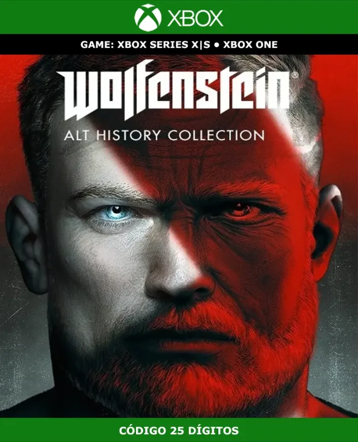 Wolfenstein: Alt History Collection | XBOX | Código 25 Dígitos