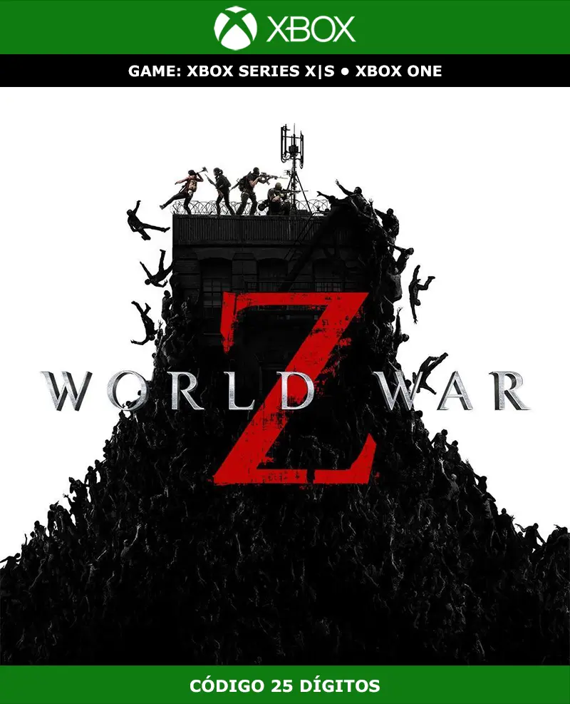 World War Z | XBOX | Código 25 Dígitos