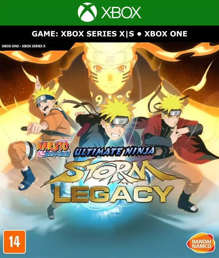 Naruto Shippuden: Ultimate Ninja Storm Legacy | XBOX | Código 25 Dígitos