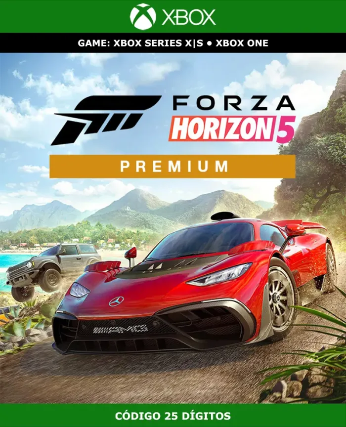 Forza Horizon 5 Premium Edition | XBOX | Código 25 Dígitos