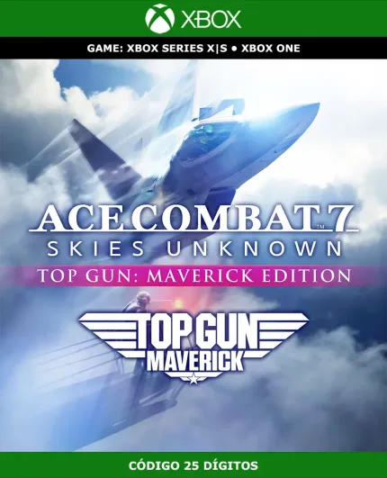 Ace Combat 7: Skies Unknown TOP GUN: Maverick Edition | Xbox | Código 25 Dígitos
