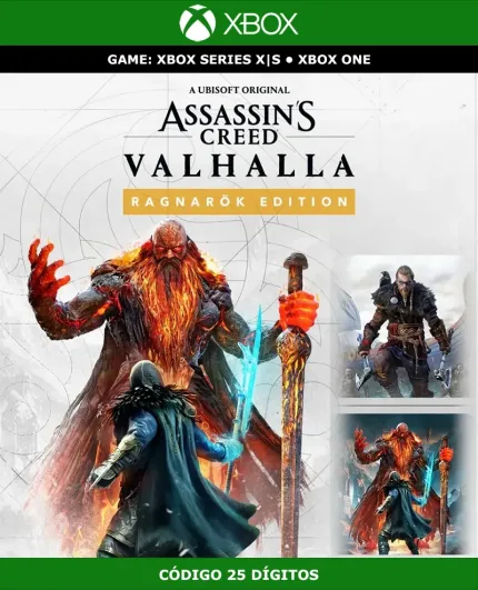 Assassin's Creed Valhalla Ragnarok Edition | Xbox | Código 25 Dígitos
