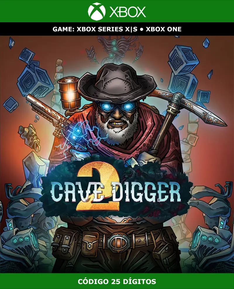 Cave Digger 2 | XBOX | Código 25 Dígitos