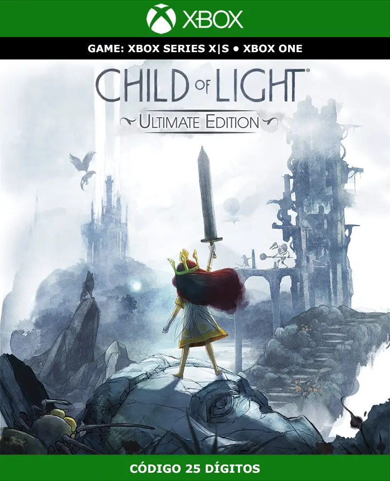 Child of Light: Ultimate Edition | Xbox | Código 25 Dígitos