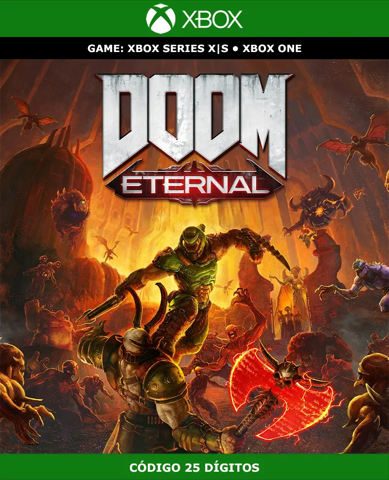 DOOM Eternal | Xbox | Código 25 Dígitos