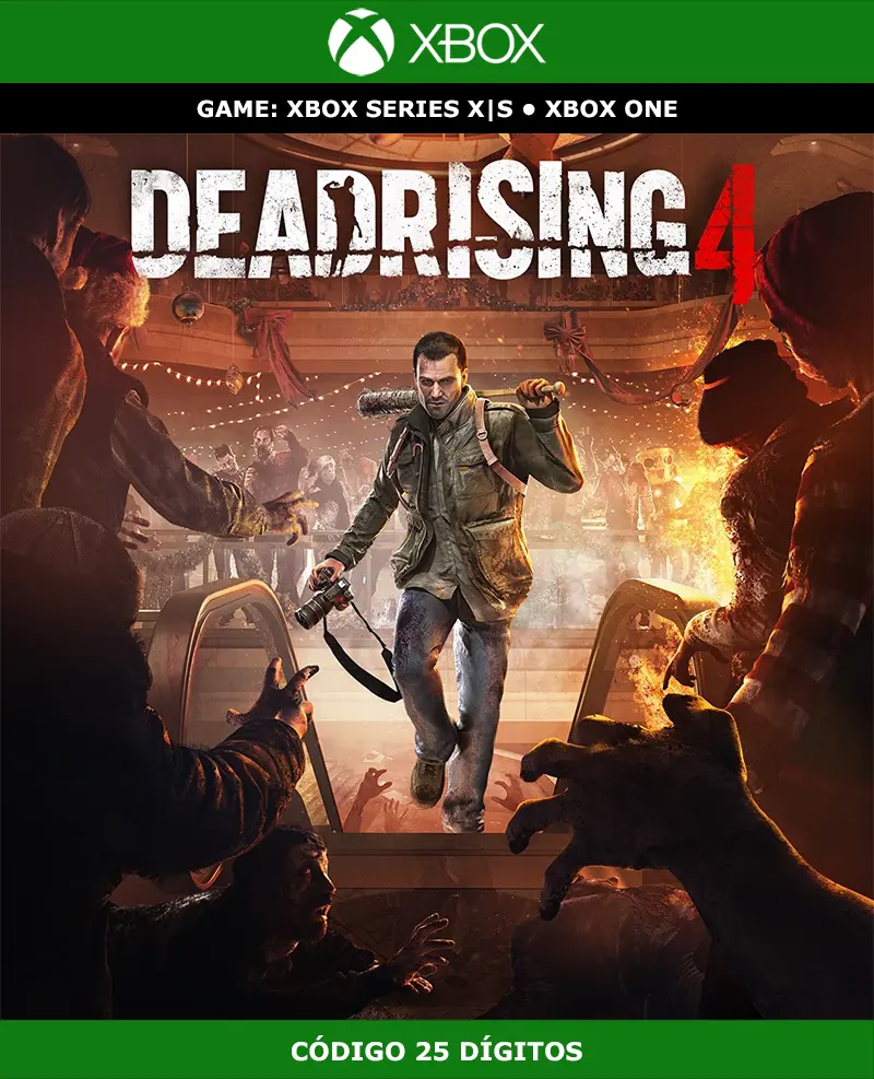 Dead Rising 4 | Xbox | Código 25 Dígitos