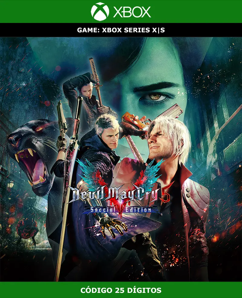 Devil May Cry 5 Special Edition | Xbox Series X|S | Código 25 Dígitos
