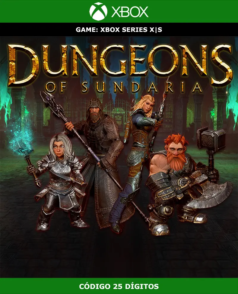 Dungeons of Sundaria | Xbox Series X|S | Código 25 Dígitos