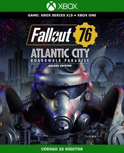 Fallout 76: Atlantic City - Boardwalk Paradise Deluxe Edition | XBOX | Código 25 Dígitos