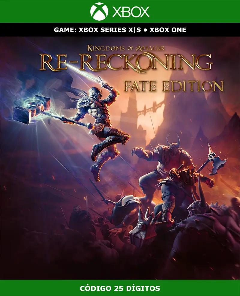 Kingdoms of Amalur: Re-Reckoning FATE Edition | Xbox | Código 25 Dígitos