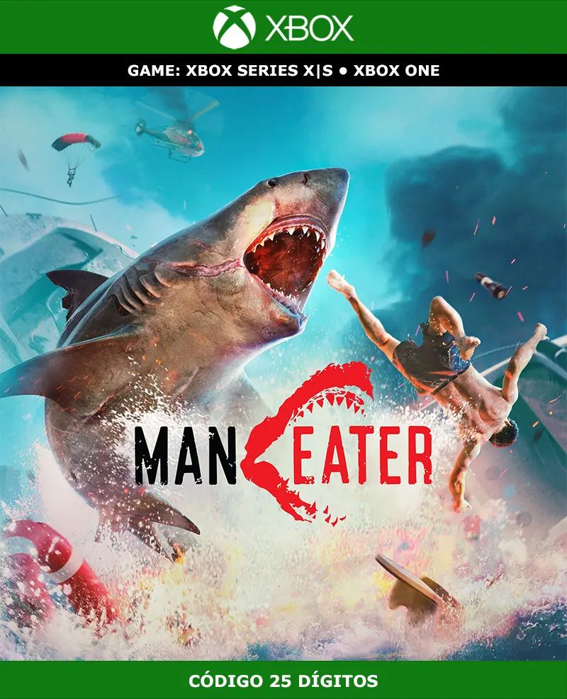 Maneater | Xbox | Código 25 Dígitos