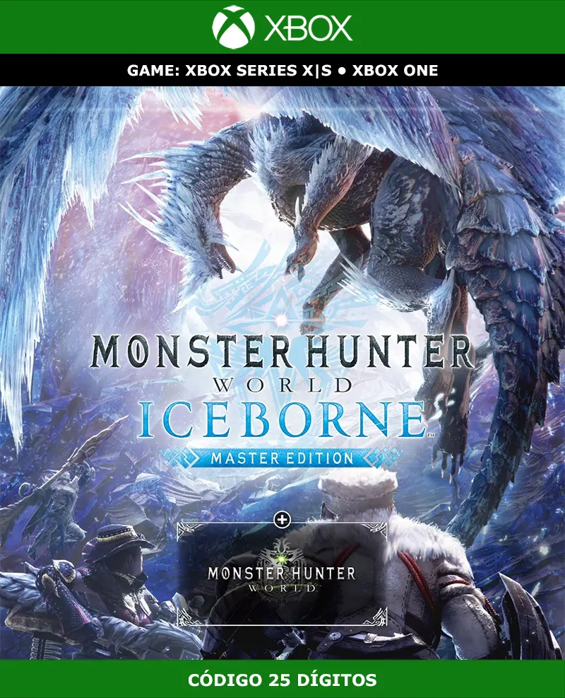 Monster Hunter World: Iceborne Master Edition | Xbox | Código 25 Dígitos