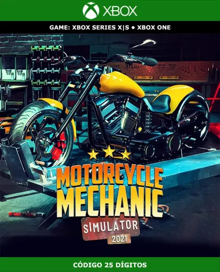 Motorcycle Mechanic Simulator 2021 | Xbox | Código 25 Dígitos