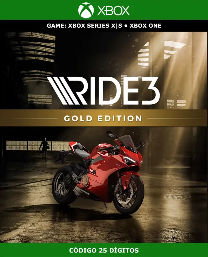 RIDE 3 Gold Edition | XBOX | Código 25 Dígitos