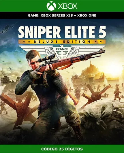 Sniper Elite 5 Deluxe Edition | Xbox | Código 25 Dígitos