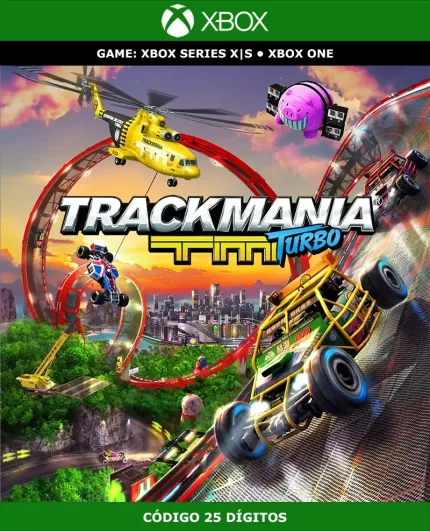 Trackmania Turbo | Xbox | Código 25 Dígitos