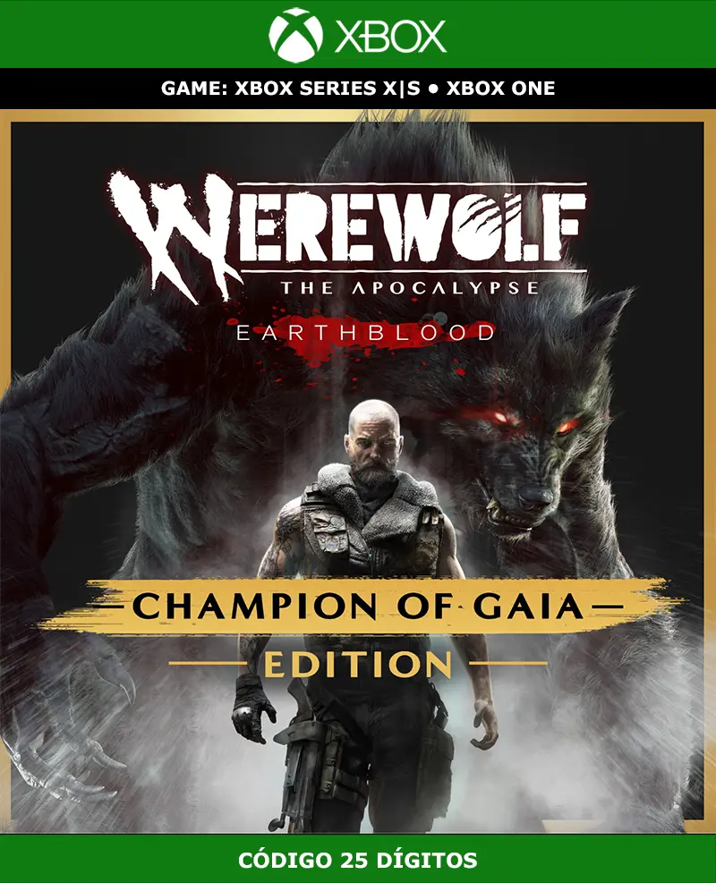 Werewolf: The Apocalypse - Earthblood Champion Of Gaia Edition | XBOX | Código 25 Dígitos