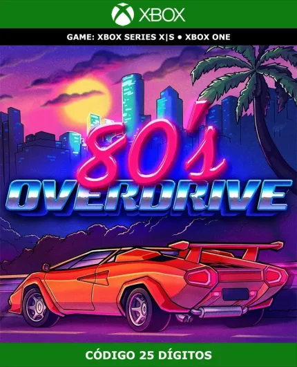 80's Overdrive | Xbox | Código 25 Dígitos