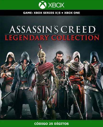 Assassin's Creed Legendary Collection | Xbox | Código 25 Dígitos