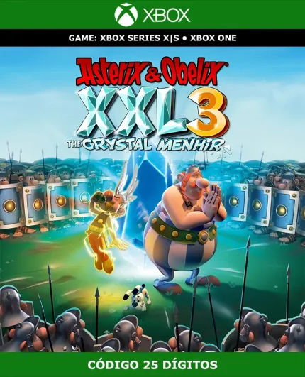 Asterix & Obelix XXL 3 - The Crystal Menhir | Xbox | Código 25 Dígitos