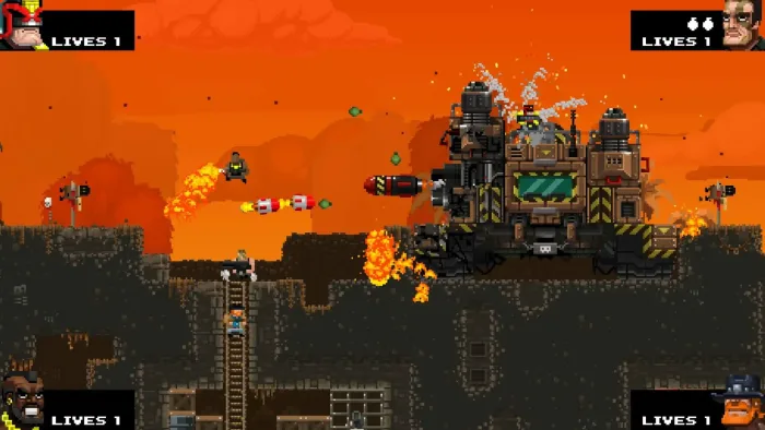 Broforce games digitais xbox one series x|s