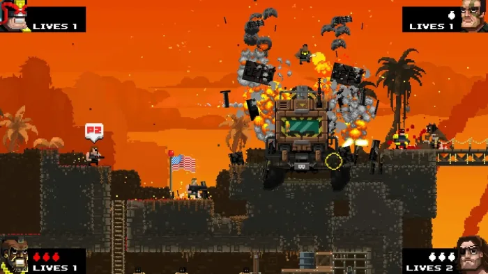 Broforce games digitais xbox one series x|s