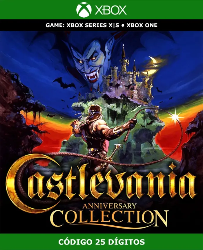 Castlevania Anniversary Collection | Xbox | Código 25 Dígitos gamezzy xbox one series x|s