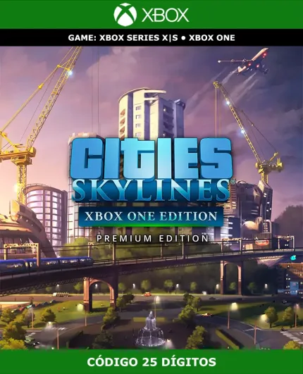 Cities: Skylines - Premium Edition 2 | Xbox | Código 25 Dígitos gamezzy xbox one series x|s