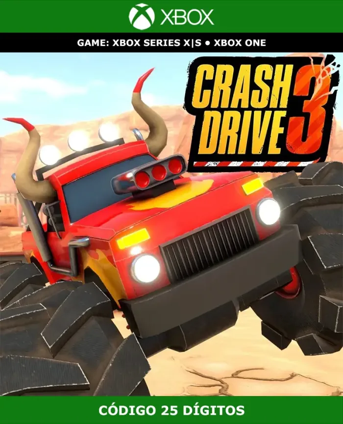 Crash Drive 3 | Xbox | Código 25 Dígitos gamezzy xbox one series x|s