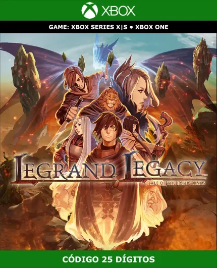 Legrand Legacy: Tale of the Fatebounds | Xbox | Código 25 Dígitos
