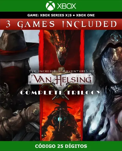The Incredible Adventures of Van Helsing Complete Trilogy | Xbox | Código 25 Dígitos