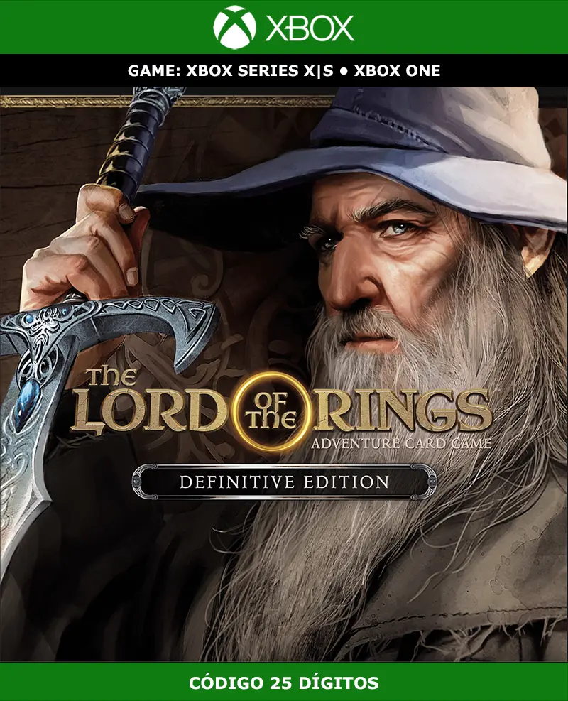 The Lord of the Rings: Adventure Card Game Definitive Edition | Xbox | Código 25 Dígitos