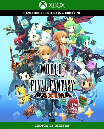 World of Final Fantasy: Maxima | Xbox | Código 25 Dígitos