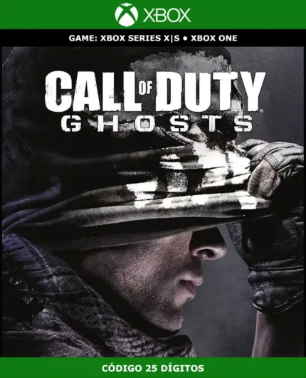 Call of Duty: Ghosts | Xbox | Código 25 Dígitos