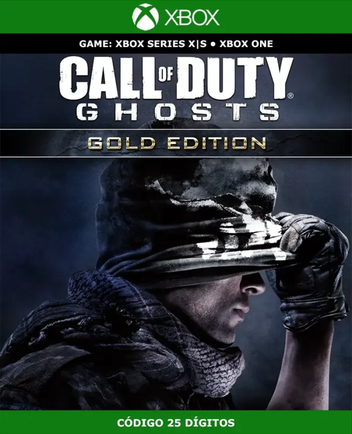 Call of Duty: Ghosts Gold Edition | XBOX | Código 25 Dígitos