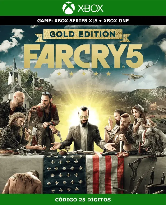 Far Cry 5 Gold Edition | XBOX | Código 25 Dígitos