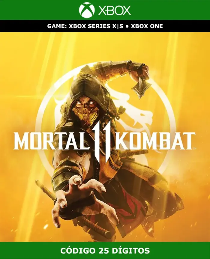 Mortal Kombat 11 | XBOX | Código 25 Dígitos