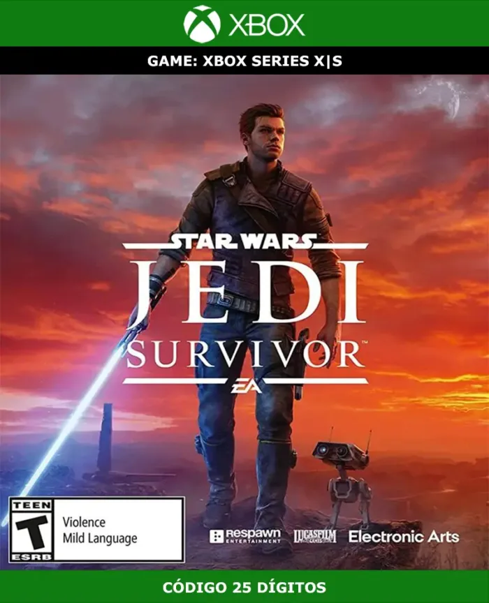 Star Wars Jedi Survivor | XBOX Series X/S | Código 25 Dígitos