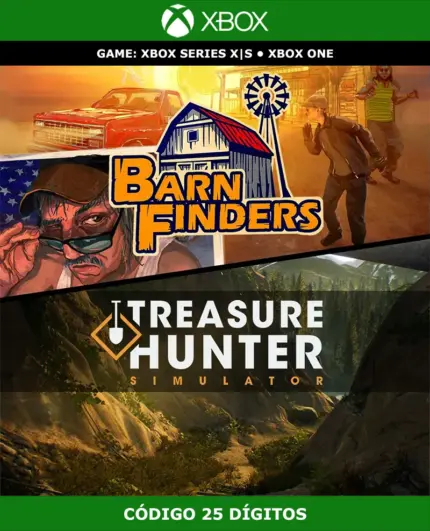Barn Finders + Treasure Hunter Simulator Bundle | Xbox | Código 25 Dígitos