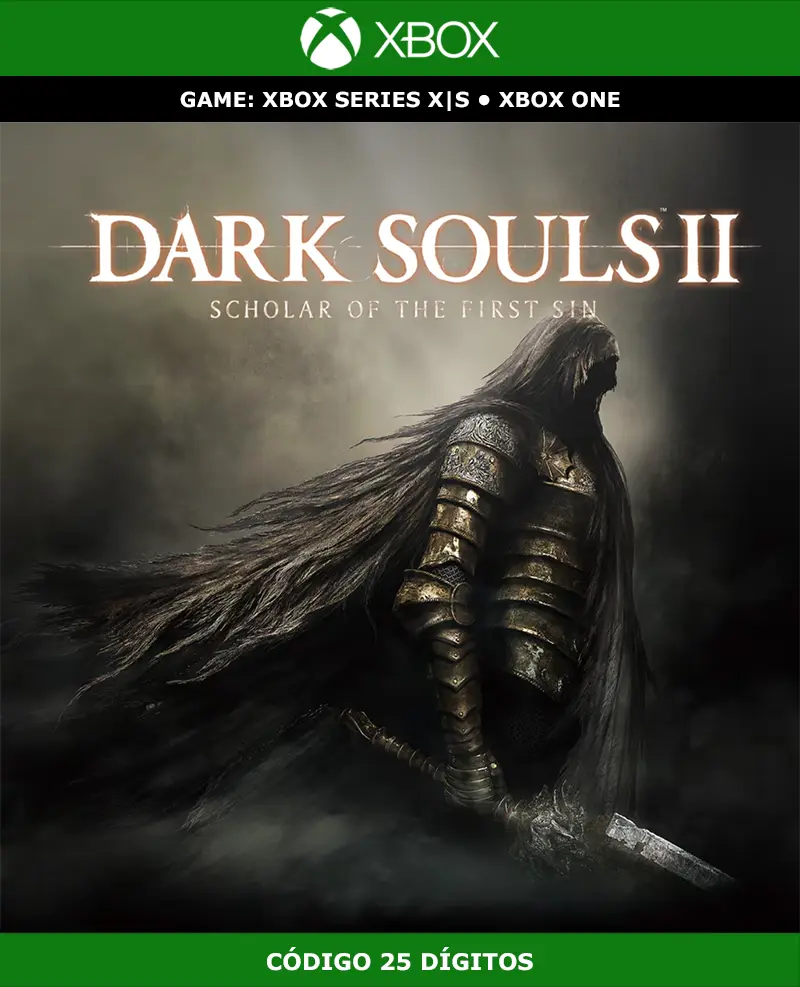 Dark Souls 2: Scholar of the First Sin | Xbox | Código 25 Dígitos