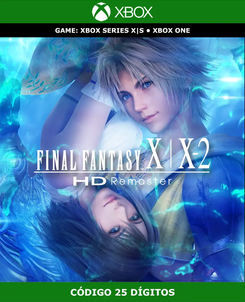 Final Fantasy X/X-2 HD Remaster | Xbox | Código 25 Dígitos