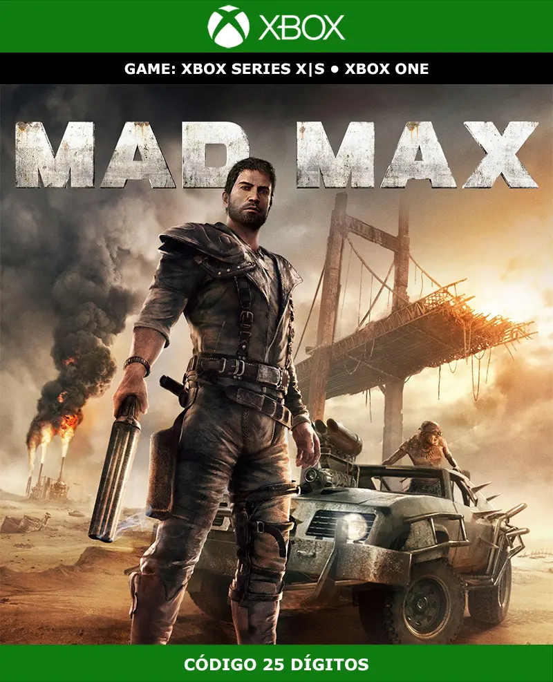 Mad Max | Xbox | Código 25 Dígitos