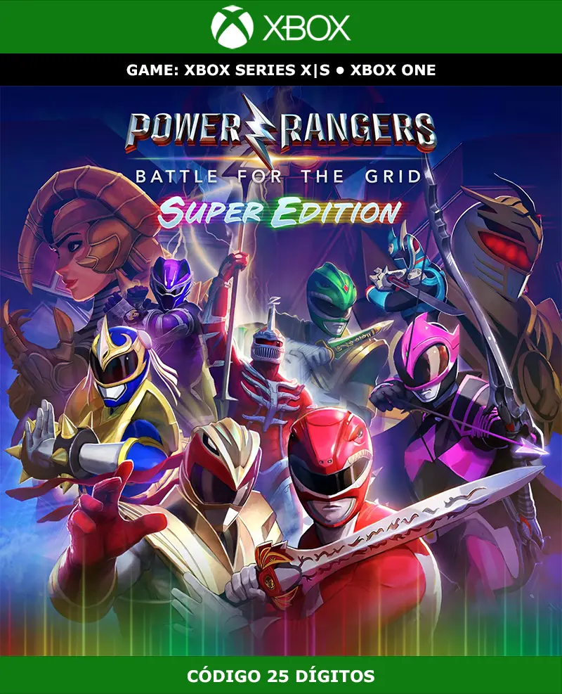 Power Rangers: Battle for the Grid Super Edition | Xbox | Código 25 Dígitos