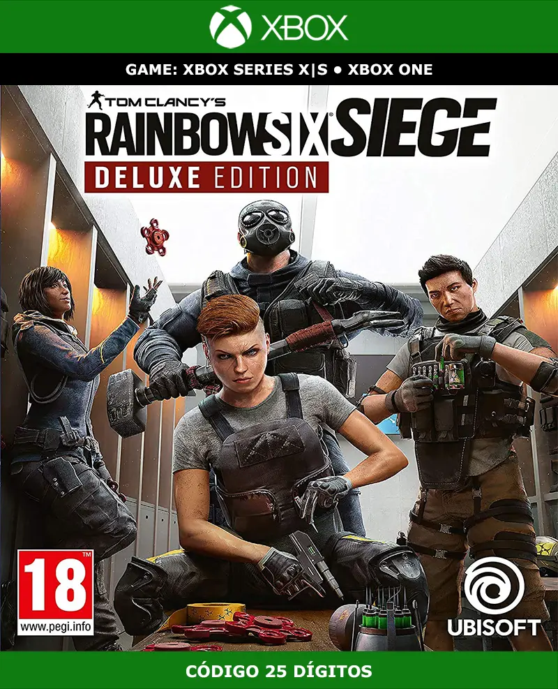 Tom Clancy's Rainbow Six: Siege Deluxe Edition | Xbox | Código 25 Dígitos