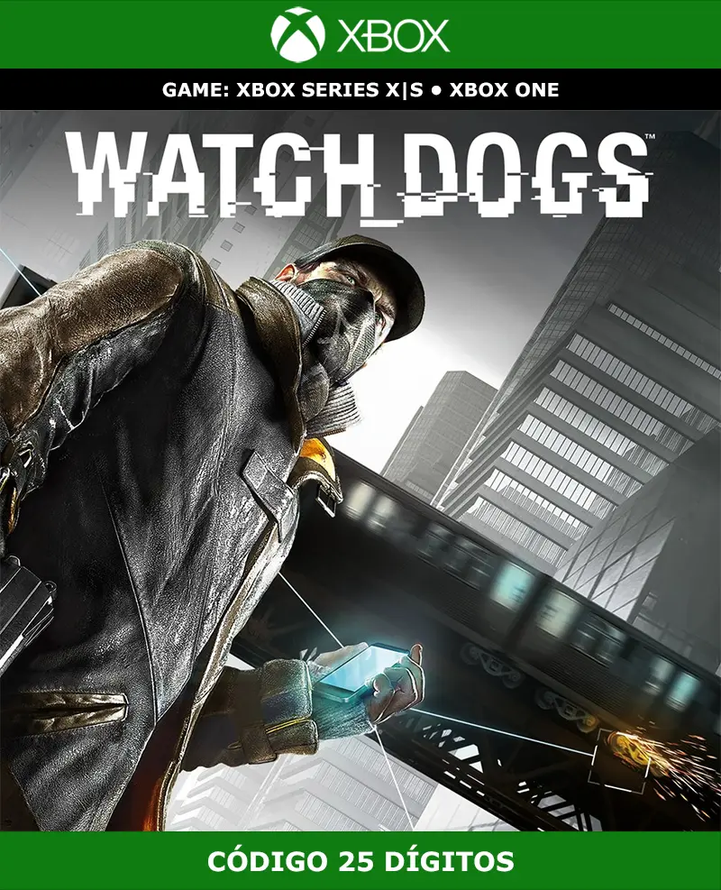 Watch Dogs | Xbox | Código 25 Dígitos